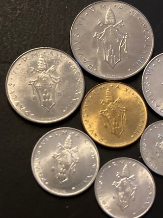Vaticano 1973 serie de 7 monedas SC