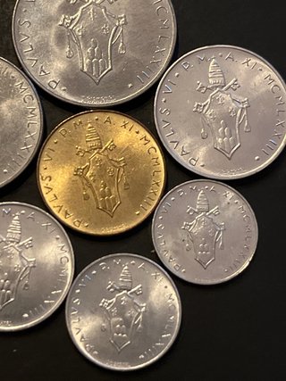 Vaticano 1973 serie de 7 monedas SC