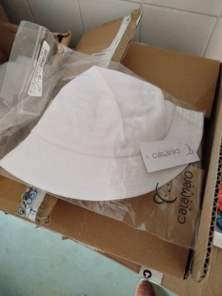 Gorro de verano Calamaro Baby blanco