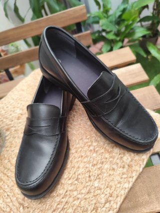 Mules Bailarinas Negras Piel. Tallan 37