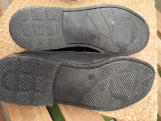 Mules Bailarinas Negras Piel. Tallan 37