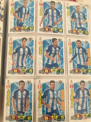 36 Cromos Málaga CF Primera División Antiguos