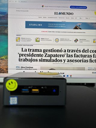 Intel NUC i3 8ª Gen | 8GB RAM | Sin Disco