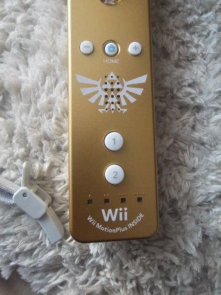 Mando Wii Edición Limitada Zelda Dorado