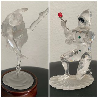 Conjunto Bailarina y Arlequín Cristal Swarovski