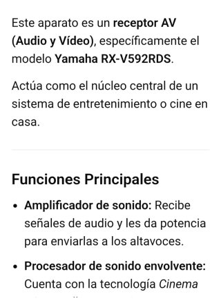 Amplificador Yamaha RX-V592RDS