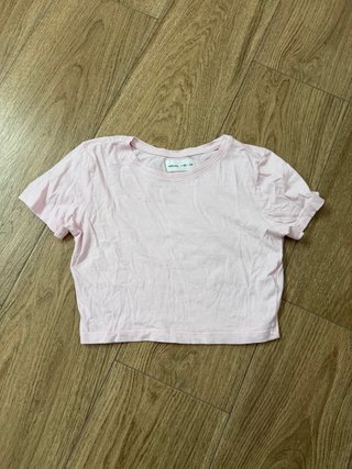 Camiseta rosa corta talla XS