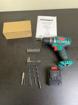 Taladro Atornillador HYCHIKA 12V Batería + Accesor