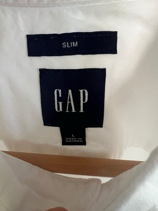 Camisa Gap Talla L Blanca
