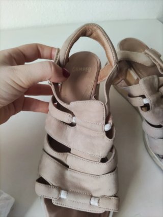 Sandalias Camper Beige