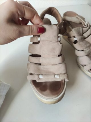 Sandalias Camper Beige