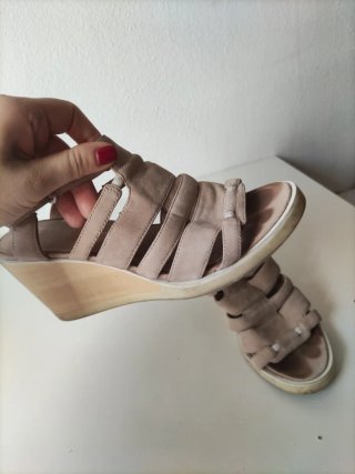 Sandalias Camper Beige