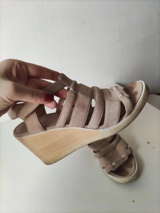 Sandalias Camper Beige
