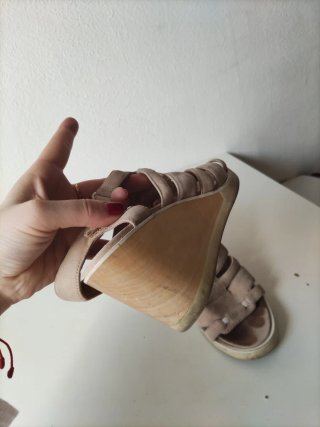 Sandalias Camper Beige