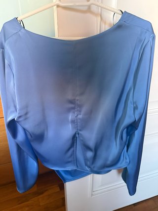 Camisa fiesta azul H&M Talla L