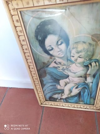 Conjunto 2 Cuadros Religiosos Vírgen  leer anuncio