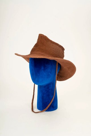 Cappello cowboy marrone cacao