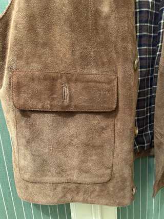 Chaleco de ante NB Leather Collection Talla L