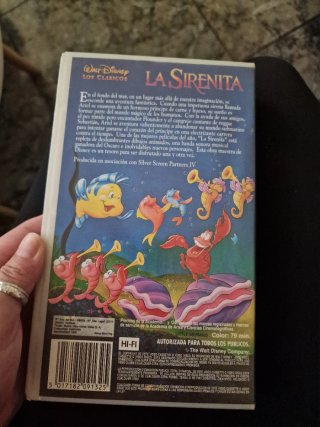 Lote Películas VHS Disney Clásicos desde 2€ unidad