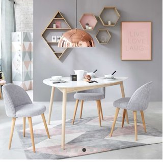 Mesa Comedor Maisons Du Monde Blanca SPRING