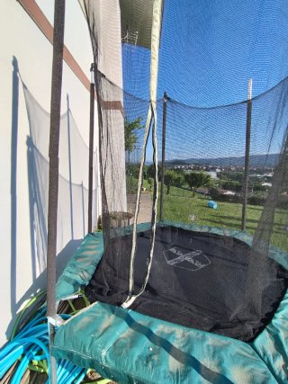 Cama Elástica Redonda 300 con Red de Protección