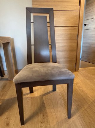Sillas Comedor Madera Tapizadas 6