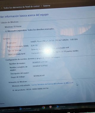 Tablet Windows 10 8GB RAM Dual Core