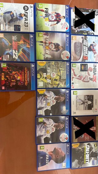 Juegos play 4 cada jyego 10 euros