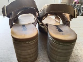 Sandalias Refresh Beige/Marrón Talla 40