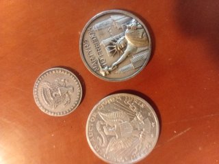 Medallas de plata conmemorativas JFK y RFK