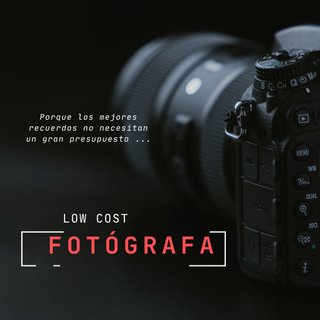 Fotógrafa Low Cost