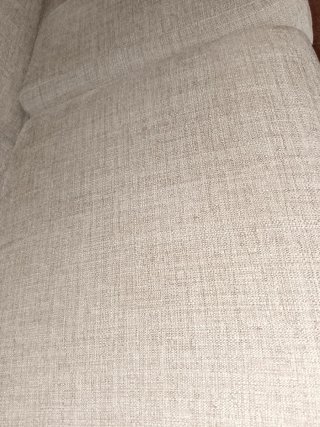 Sofá de tela beige 3 plazas