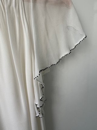 Blusa Zara Talla S. Manga Abablorios Doble Capa