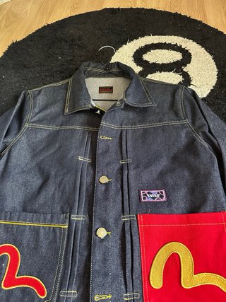 EVISU - Year of the horse Embroidery Denim Jacket
