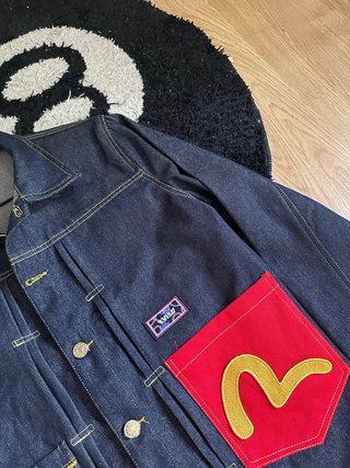 EVISU - Year of the horse Embroidery Denim Jacket
