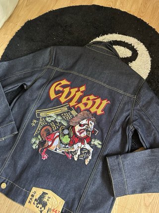EVISU - Year of the horse Embroidery Denim Jacket