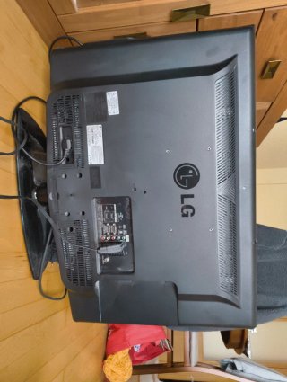 Televisión LG Negra
