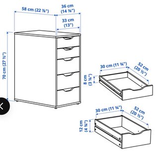 Cajonera Alex Ikea