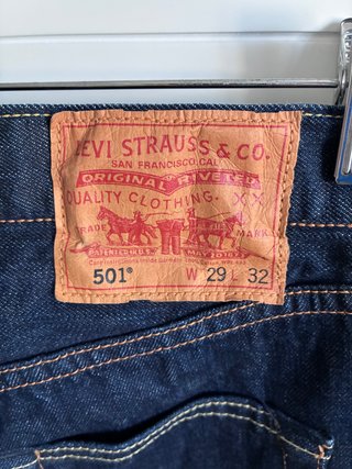 Vaqueros Levi's 501 Mujer Azul