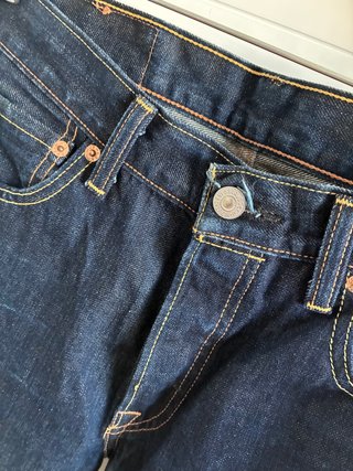 Vaqueros Levi's 501 Mujer Azul