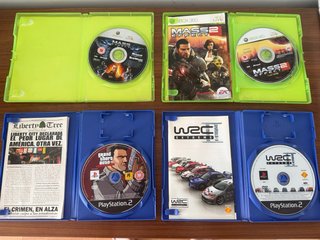 Lote 4 Juegos PS2 y Xbox 360