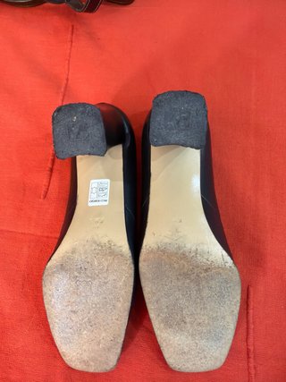 Zapatos Paco Herrero Negros Piel Talla 37