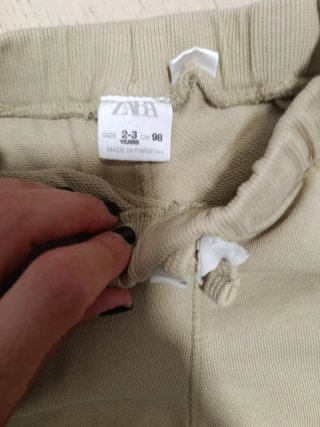 Pantalones cortos color beige