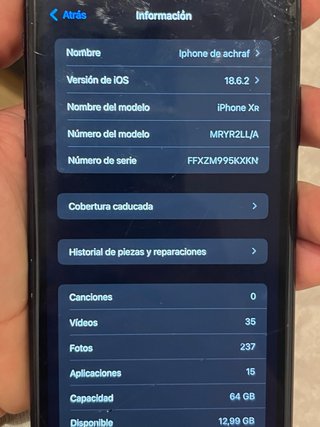 iPhone XR Apple Negro