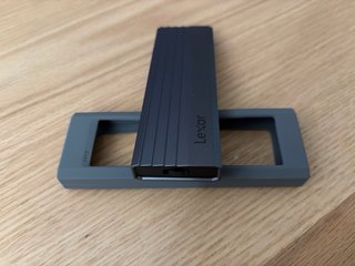 Caja Externa M.2 NVMe/SATA USB-C + SSD SATA 128GB
