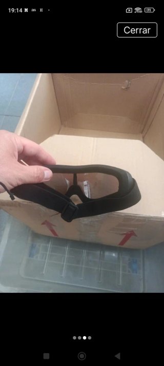Gafas de moto para casco jet