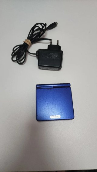 Lote Game Boy Advance SP Azul + Cargador+6 juegos