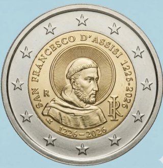 MONEDA CONMEMORATIVA 2€ ITALIA 2026. SAN FRANCISCO
