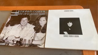 Lote Vinilos: Leonard Cohen y Bob Dylan Pink floid