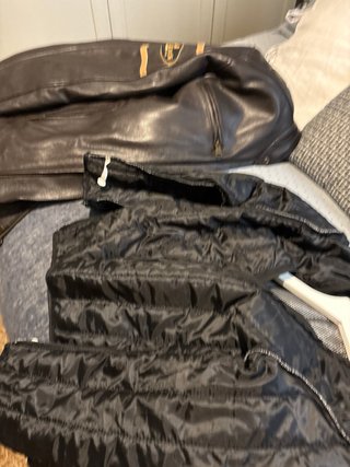 Cazadora de piel para moto Talla 2XL